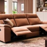 Nova recliner sofa in a stylish living room setting.